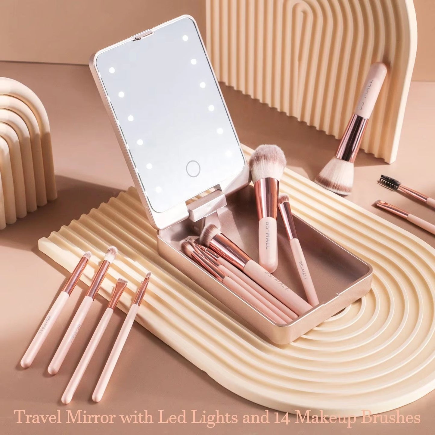 14PCS Travel Makeup Brush Set