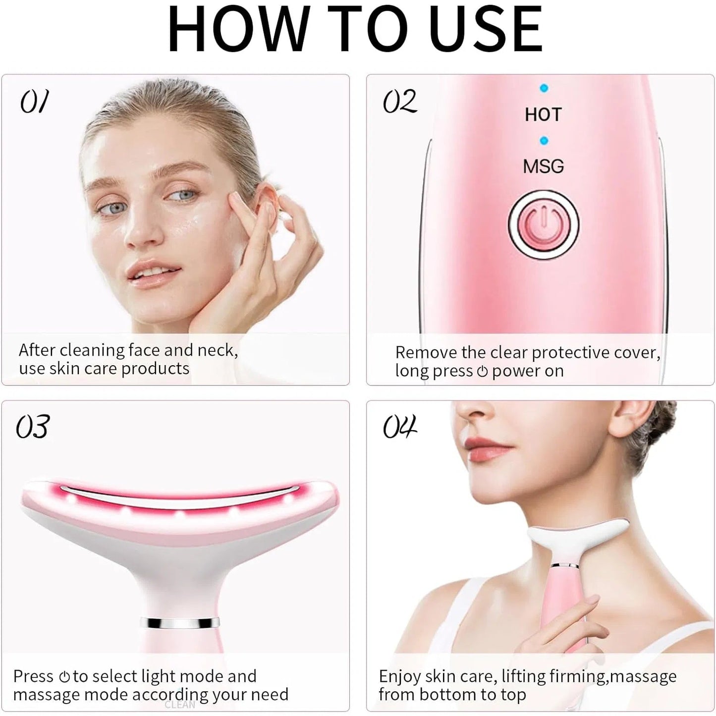 3-in-1 Neck & Face Massager
