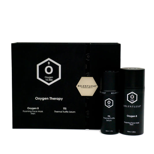Men's Skincare Set - Oxygen 8 Foaming Mask + Bio Serum
