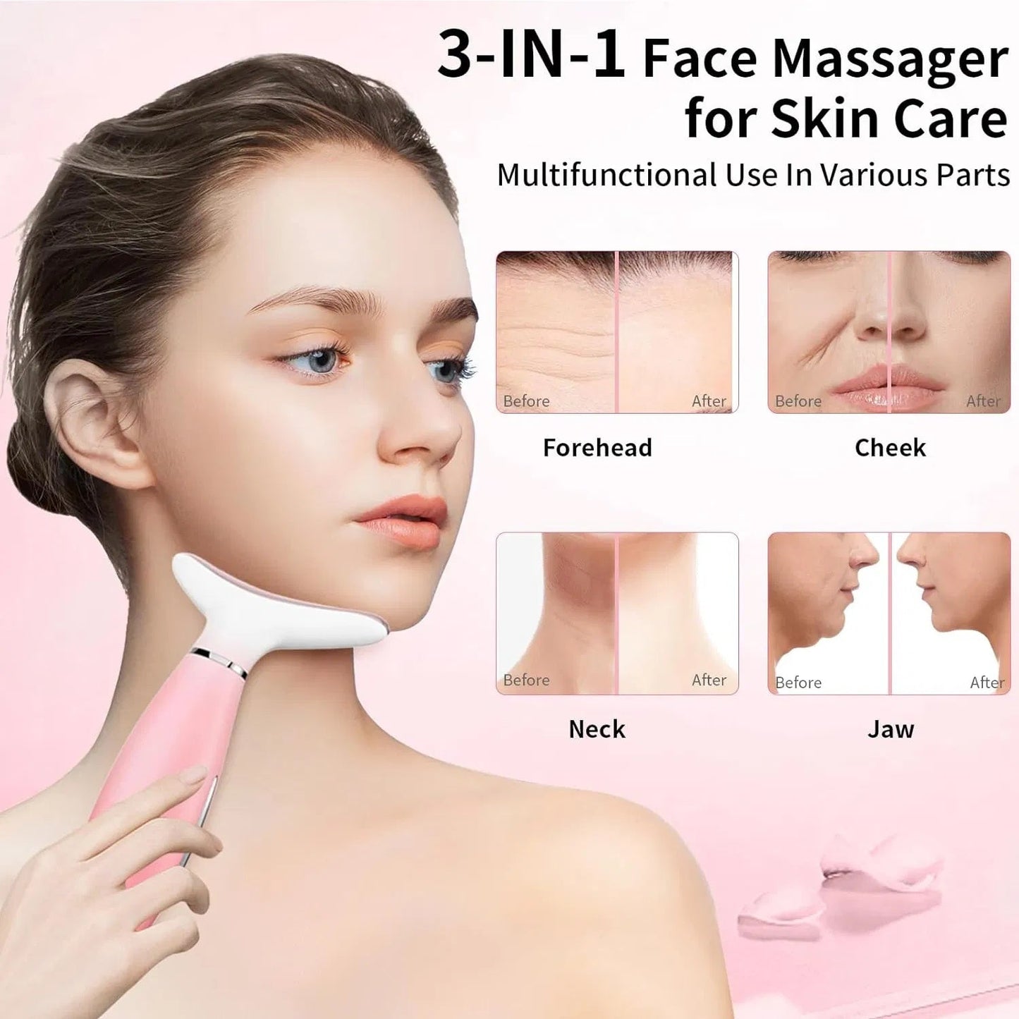 3-in-1 Neck & Face Massager