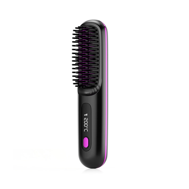 2 In 1 Hair Straightener & Curler Comb