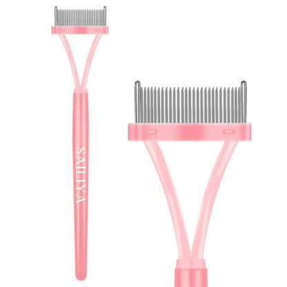 Foldable Steel Eyelash & Eyebrow Comb