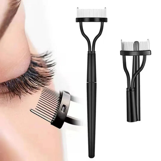Foldable Steel Eyelash & Eyebrow Comb