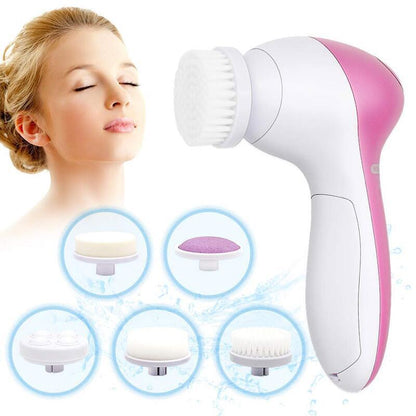 5 in 1 Face Cleansing Brush Set