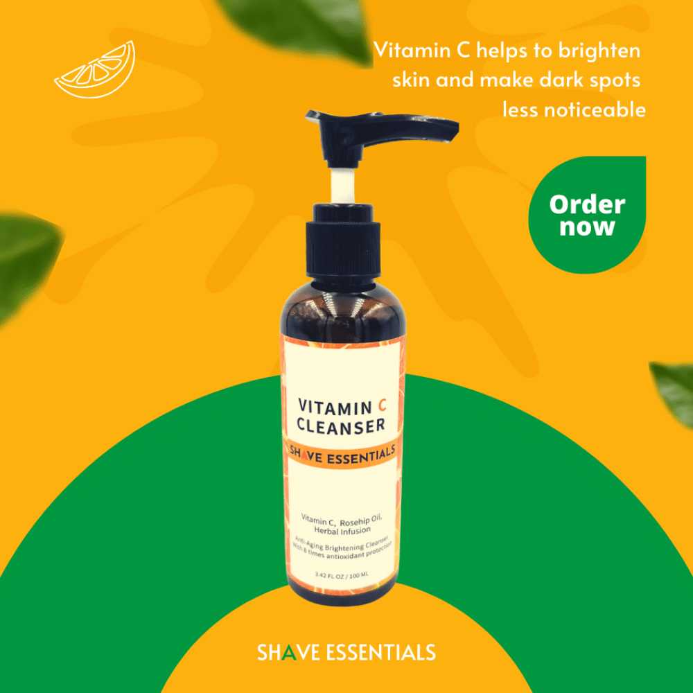 Gentle Vitamin C Facial Cleanser for Anti-Aging Skincare